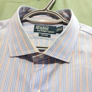 POLO by Ralph Lauren ESTATE Mens Size 17.5-36/37 Dress Shirt